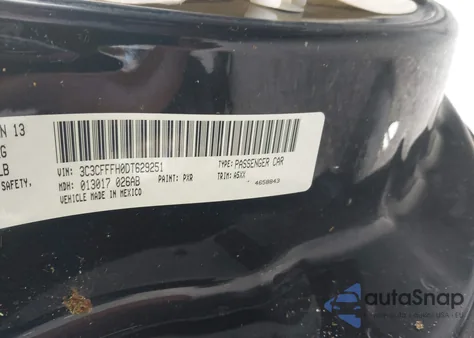 2012 Fiat 500 Abarth from USA, damaged, VIN 3C3CFFFH5CT339537